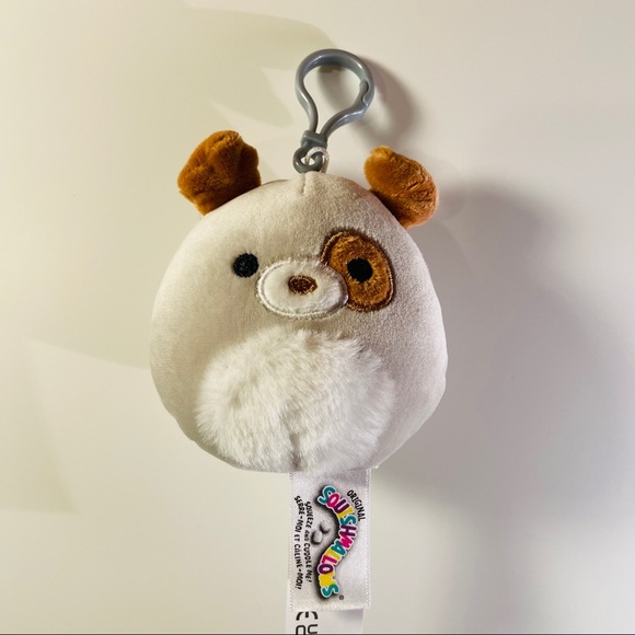 Harrison Fuzzy Belly Dog Squishmallow Clip - Picture 10 of 10